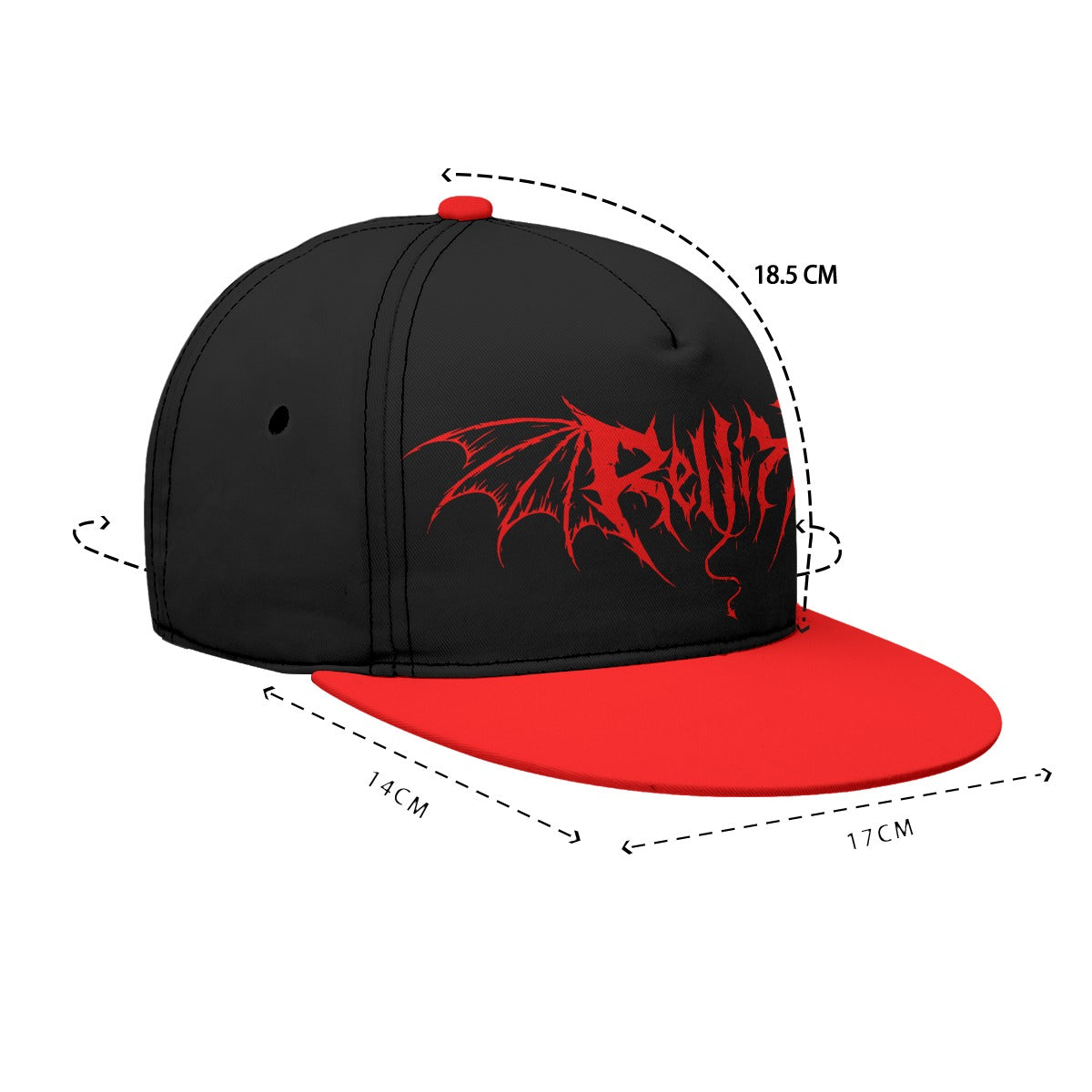 RelliK Red & Black Snapback Hat