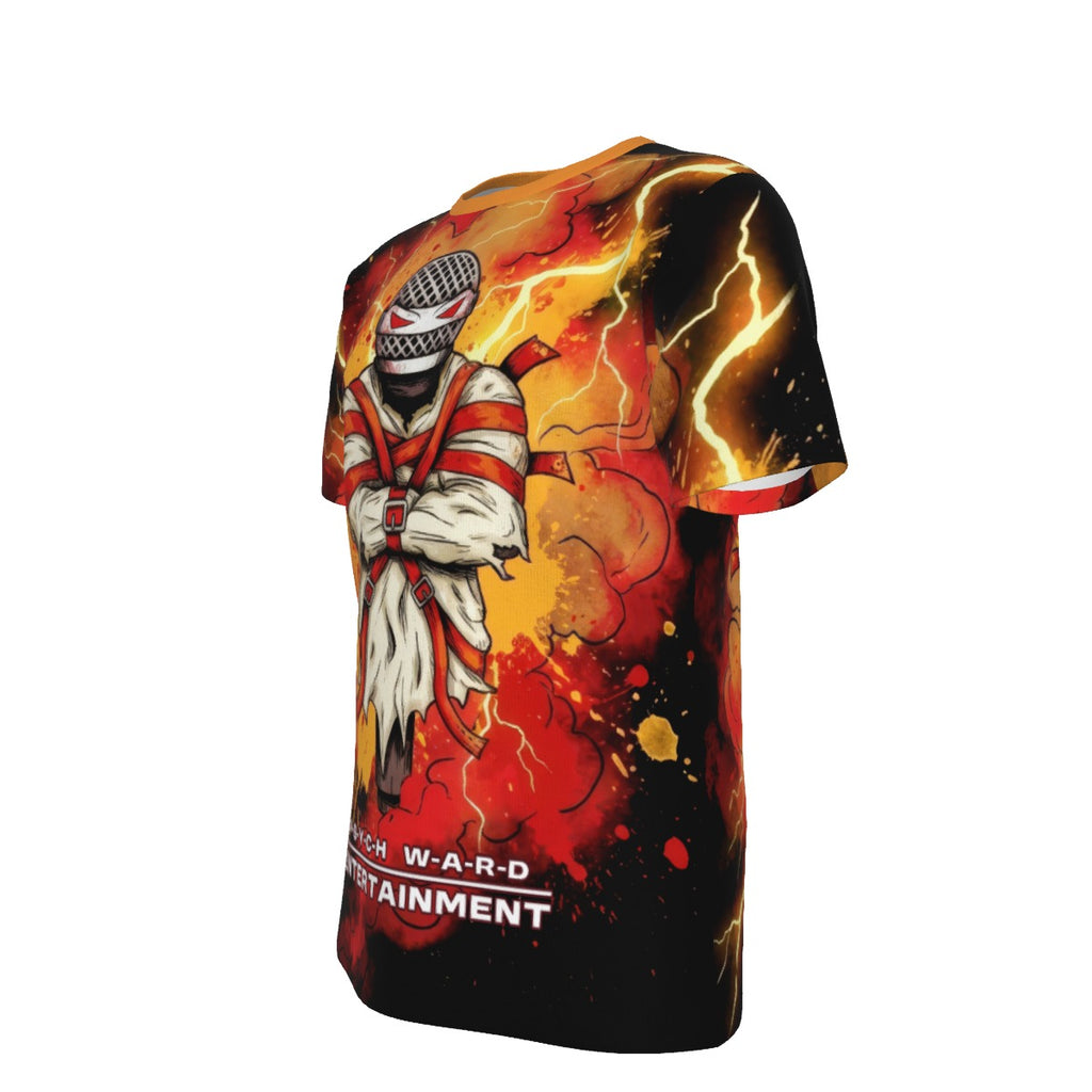 PSYCH WARD ENTERTAINMENT "PSYCH-E" MEN'S FULL PRINT T-SHIRT
