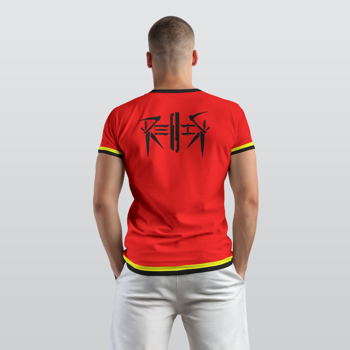 RELLIK "SLICE SLICE" MEN'S T-SHIRT  FRONT & BACK