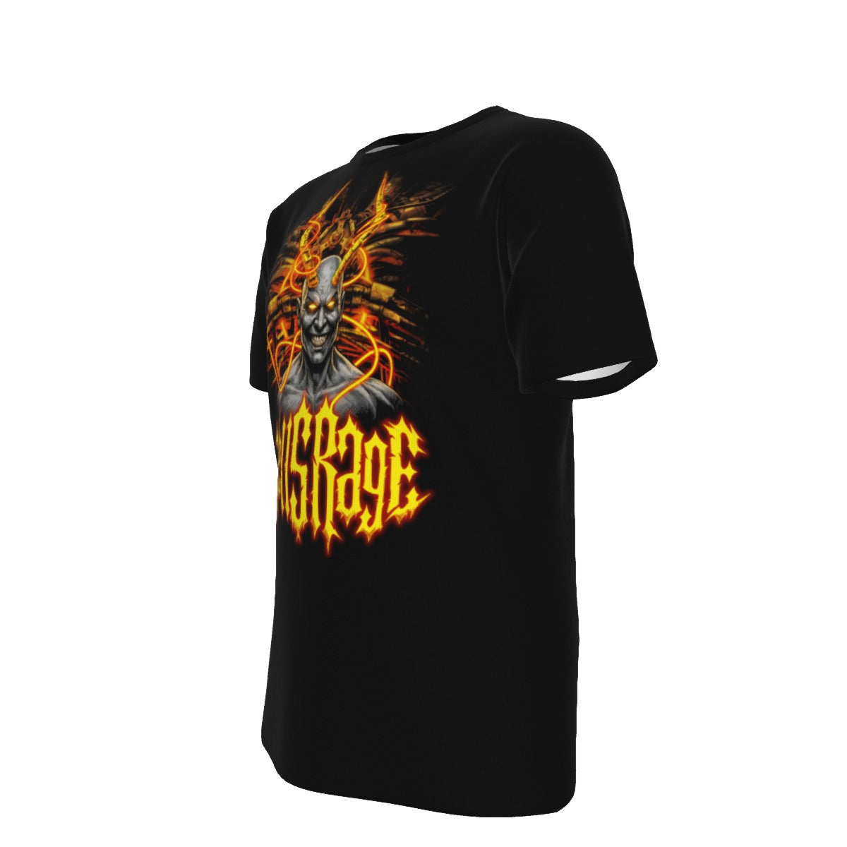 HELLSRAGE "DEMON CREATION" MEN'S T-SHIRT FRONT & BACK