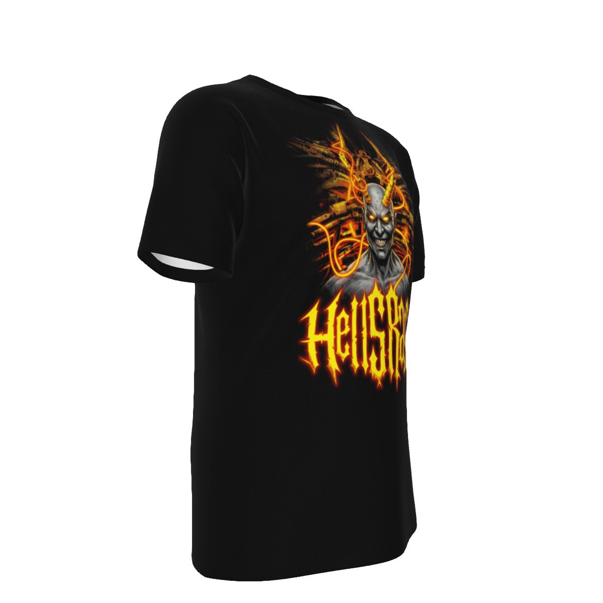 HELLSRAGE "DEMON CREATION" MEN'S T-SHIRT FRONT & BACK
