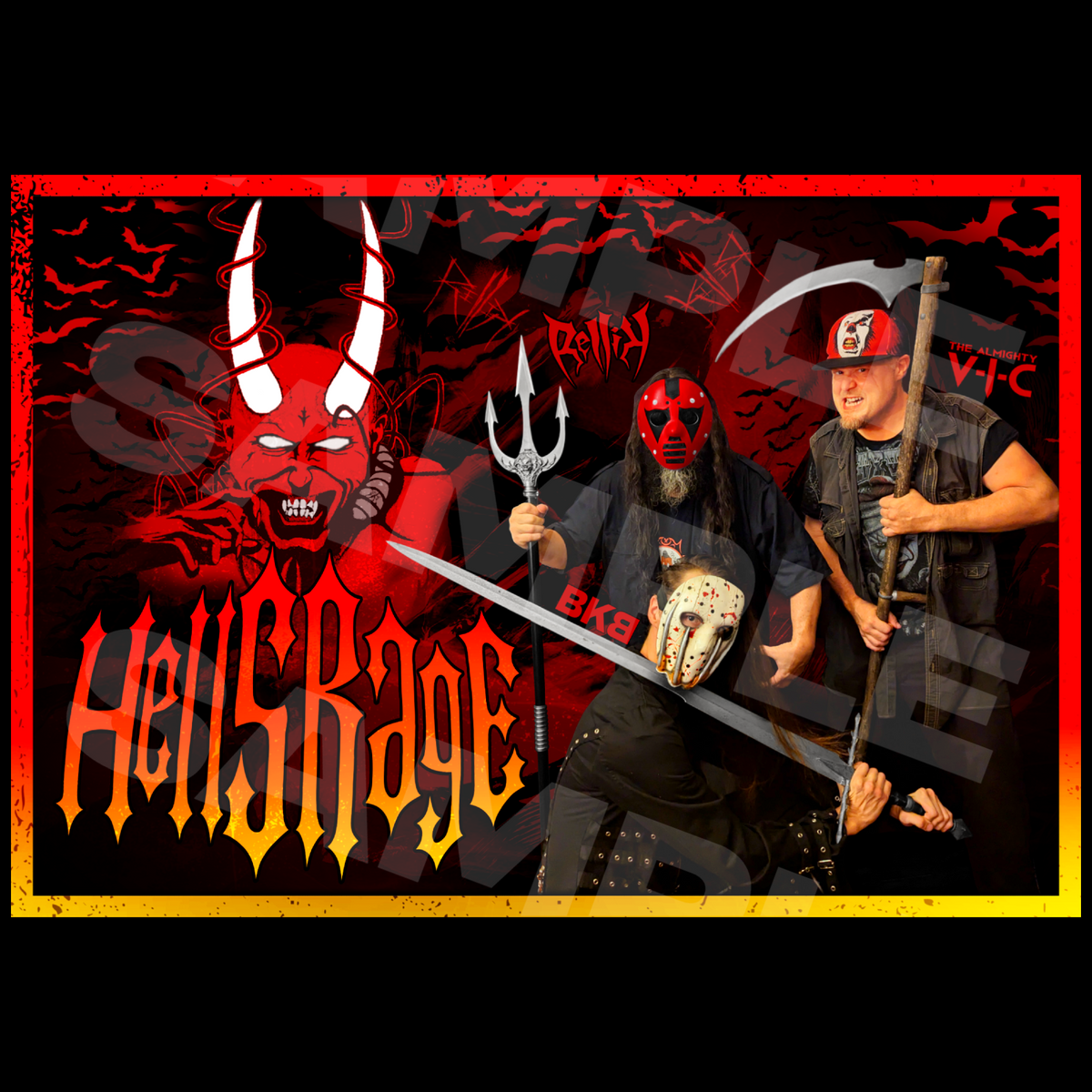 Hellsrage Tapestry – 30 × 36 Inches