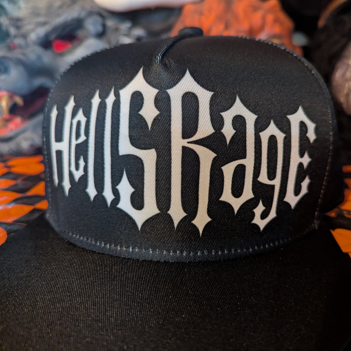 Hellsrage Black Snapback Hat