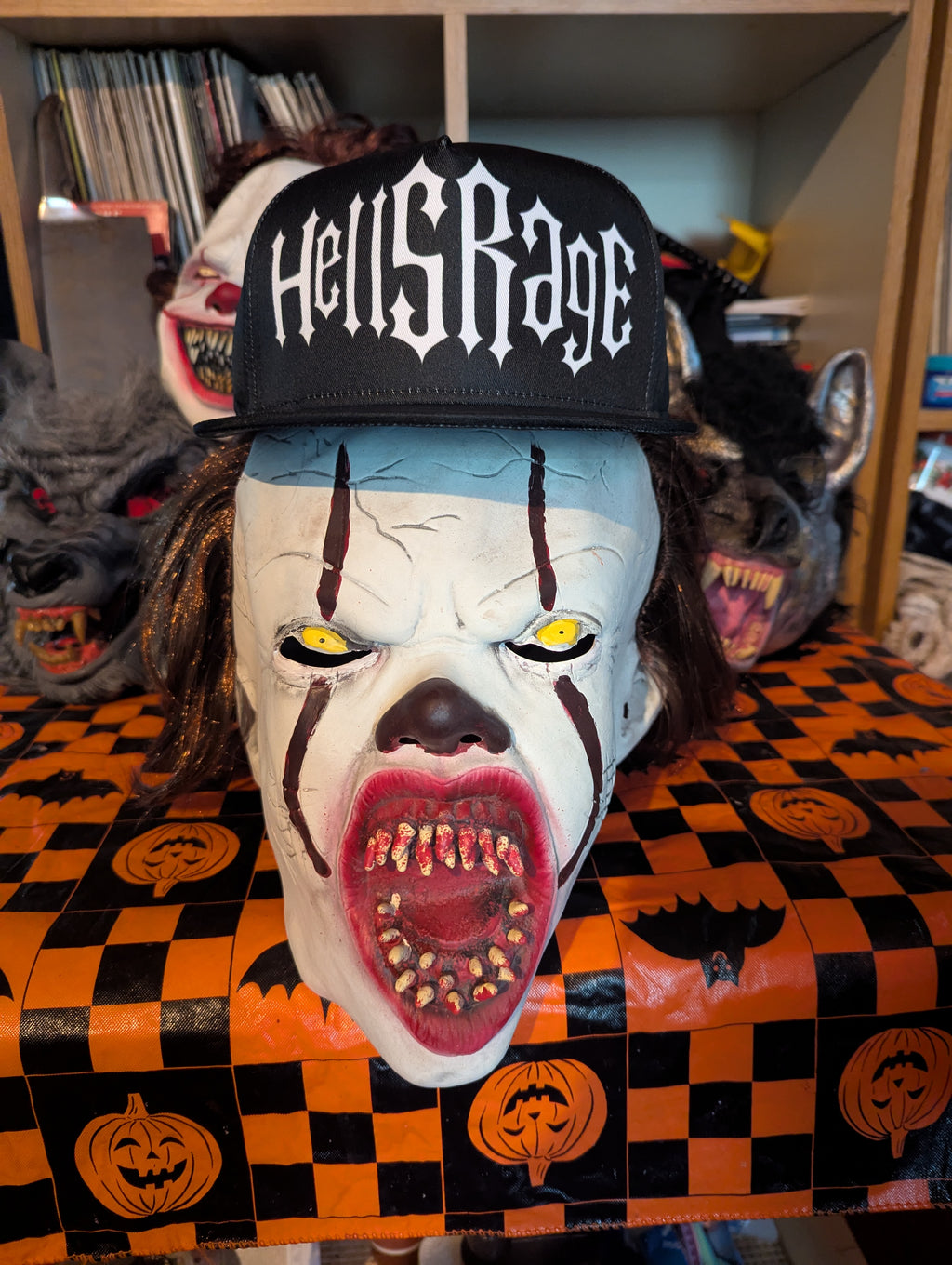 Hellsrage Black Snapback Hat